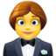 woman in tuxedo on Facebook