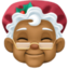 Mrs. Claus: medium-dark skin tone on Facebook