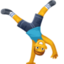 man cartwheeling on Facebook