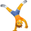 person cartwheeling on Facebook