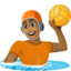 person playing water polo: medium-dark skin tone on Facebook