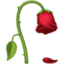 wilted flower on Facebook