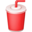cup with straw on Facebook