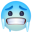 cold face on Facebook