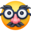 disguised face on Facebook