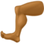 leg: medium-dark skin tone on Facebook