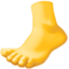 foot on Facebook