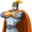 superhero: medium-light skin tone on Facebook