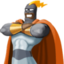 superhero: dark skin tone on Facebook