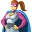 woman superhero on Facebook