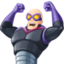man supervillain: light skin tone on Facebook