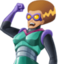 woman supervillain: medium-light skin tone on Facebook