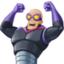 man supervillain: medium-light skin tone on Facebook