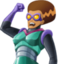 woman supervillain: medium skin tone on Facebook