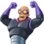 man supervillain: medium skin tone on Facebook
