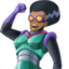 woman supervillain: medium-dark skin tone on Facebook