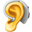 ear with hearing aid on Facebook