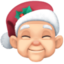 Mx Claus: light skin tone on Facebook