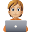 technologist: medium-light skin tone on Facebook