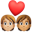couple with heart: person, person, medium-light skin tone, medium skin tone on Facebook