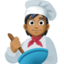 cook: medium-dark skin tone on Facebook