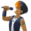 singer: medium-dark skin tone on Facebook