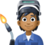 factory worker: medium-dark skin tone on Facebook