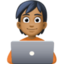 technologist: medium-dark skin tone on Facebook