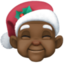 Mx Claus: dark skin tone on Facebook