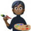 artist: dark skin tone on Facebook