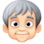 older person: light skin tone on Facebook