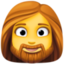 woman: beard on Facebook