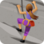 woman climbing: medium skin tone on Facebook