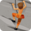 person climbing: medium skin tone on Facebook
