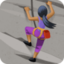 woman climbing: medium-dark skin tone on Facebook