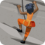 person climbing: dark skin tone on Facebook