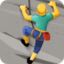 man climbing on Facebook