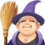 woman mage: light skin tone on Facebook