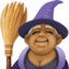 woman mage: medium-dark skin tone on Facebook