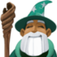 man mage: medium-dark skin tone on Facebook