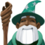 man mage: dark skin tone on Facebook