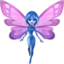 woman fairy: medium-light skin tone on Facebook
