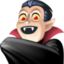 man vampire: light skin tone on Facebook