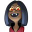 woman vampire: dark skin tone on Facebook