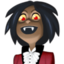 vampire: dark skin tone on Facebook