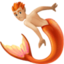 merperson: medium-light skin tone on Facebook