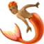 merperson: medium-dark skin tone on Facebook