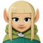 woman elf: medium-light skin tone on Facebook