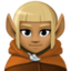 elf: medium-dark skin tone on Facebook