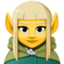 woman elf on Facebook